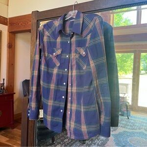 Wrangler Plaid Snap Shirt
